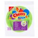 Cheers Starch-based Green Color Plates 6 Pieces (1 Pack)