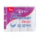 Femme Décor 3 Ply Bathroom Tissue 12 Rolls (Pack of 2)