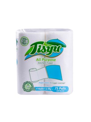 Tisyu All-Purpose Kitchen Towel (4 Rolls)