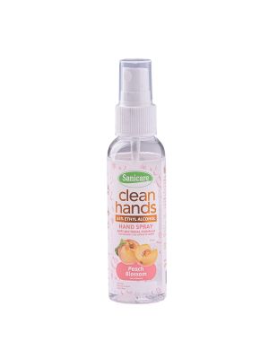 Sanicare Clean Hands Alcohol Spray - Peach Blossom (1 Bottle)