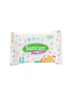 Sanicare It's Playtime Wipes 15 Sheets (1 Pack)