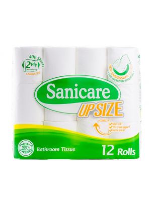 Sanicare Upsize Bathroom Tissue (12 Rolls)