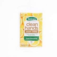 Sanicare Clean Hands Soap Thins - Fresh Paradise