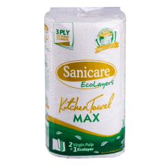 Sanicare Ecolayers Kitchen Towel Max  (1 Roll)
